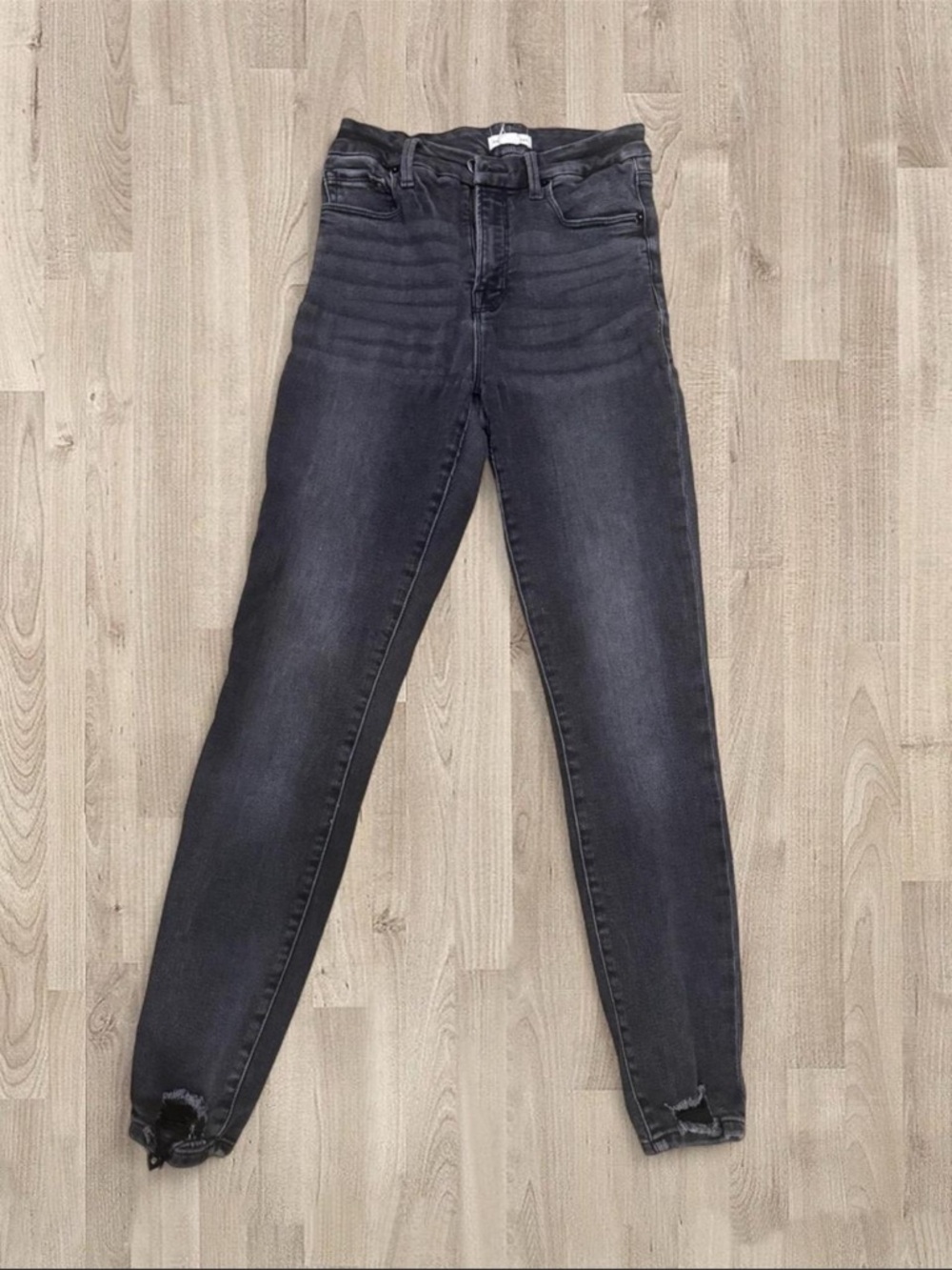 Good American High-Rise Black Skinny Jeans - Women